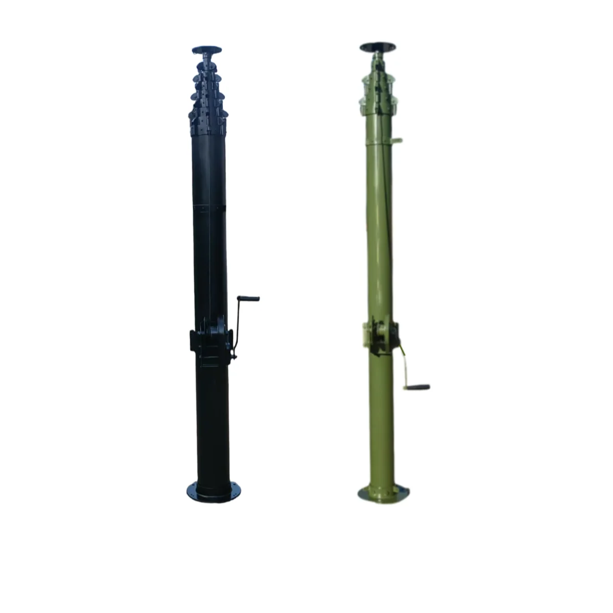 

Heavy Duty Manual Hand Winch Telescopic Mast for Aerial CCTV PTZ