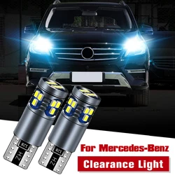2x LED Parking Light Bulb W5W T10 Canbus For Mercedes Benz W211 W212 A207 C207 S211 S212 W220 W221 C216 W163 W164 W166 W251 E S