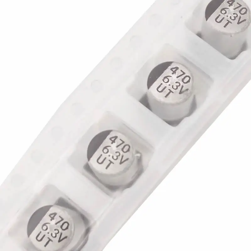 Capacitor eletrolítico 1000pcs 470UF 6.3V * 7.7mm SMD 6,3mm