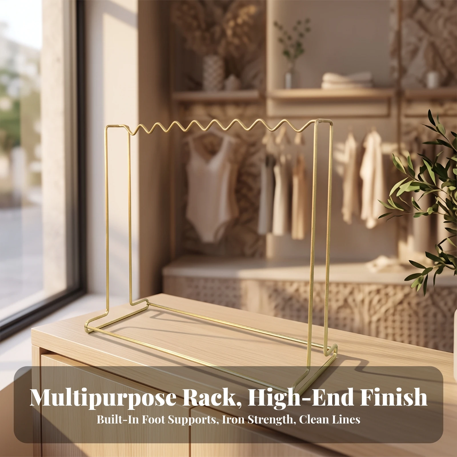 Lingerie Display Rack Space-Saving Underwear Display Stand Sturdy Long-Lasting for Retailers, Retail Counters, Boutiques