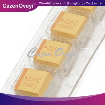 탄탈럼 캐패시터, 226C, 16V, 22UF, 3528 SMD, 로트당 5 개