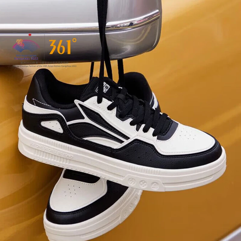 

361 градус Женская спортивная обувь для досок Ретро Низкий верх Универсальная строчка Легкие износостойкие повседневные женские кроссовки 682336626