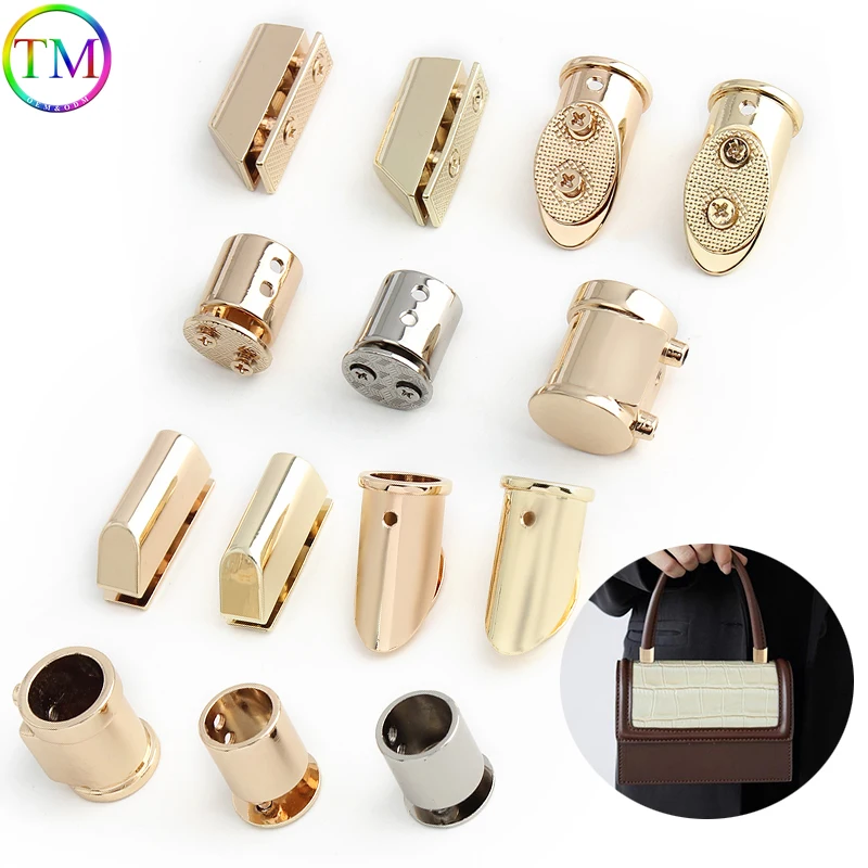 2-30PCS Hand Hanging Clock Bag Side Edge Hang Screw Buckle For Leather Craft Bag Strap Belt Protective Connector Accessories
