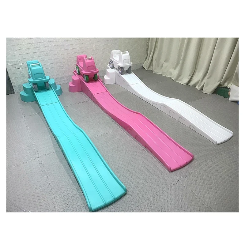 Playground colorful three-stage combination baby slide set Children's balance slide toy