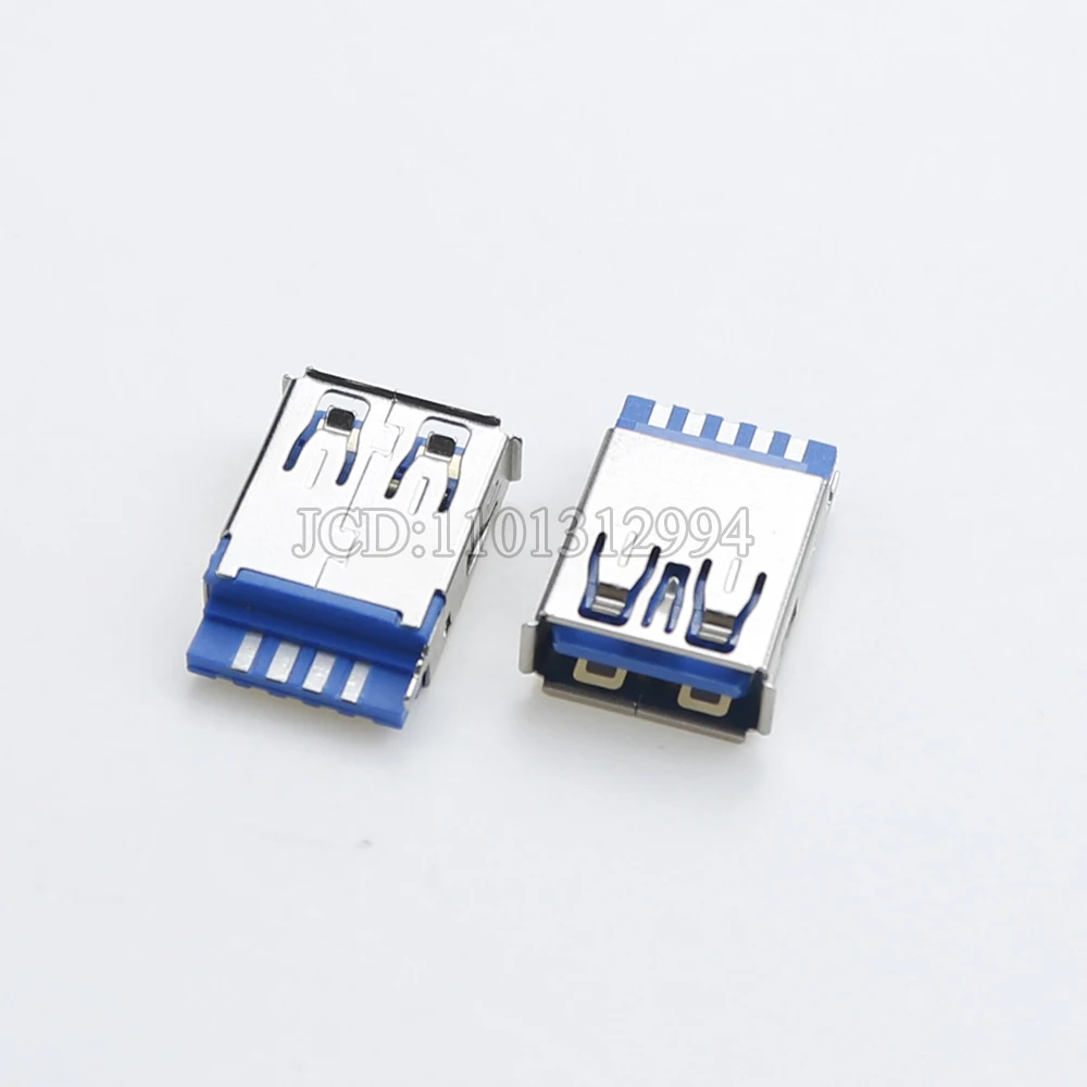 Conector USB 3.0 tipo A AF macho-hembra PCB soldar 90°/180° - imagen 4
