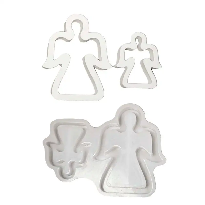 

E8BD Angel Molds Angel Silicones Mould Casting Mould Ornament Soap Molds Craft Supplies for Home Decorations