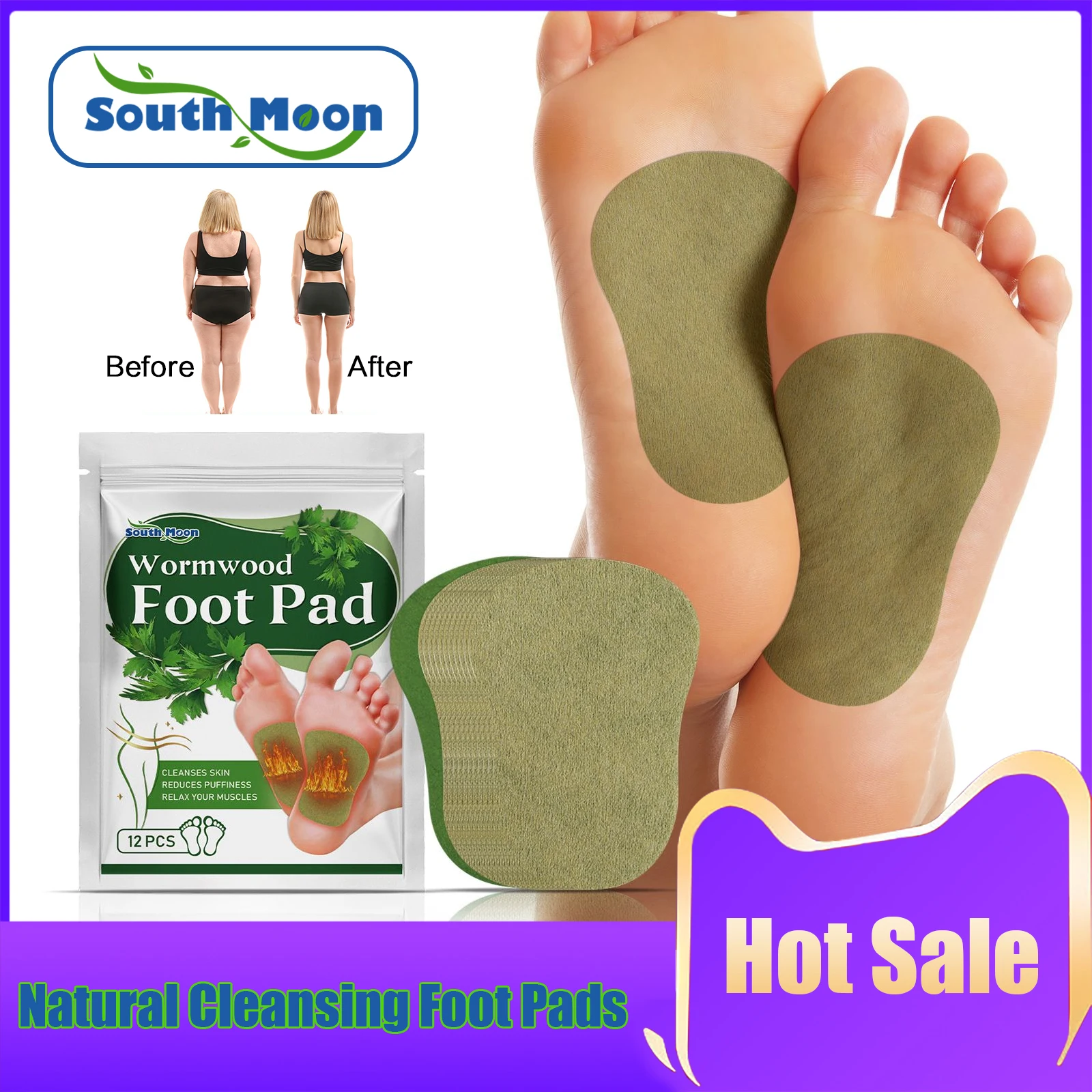 

Toxin Removal Foot Pads Health Care Relieve Stress Physical Mental Fatigue Slimming Body Help Sleeping Fat Burning Feet Patches