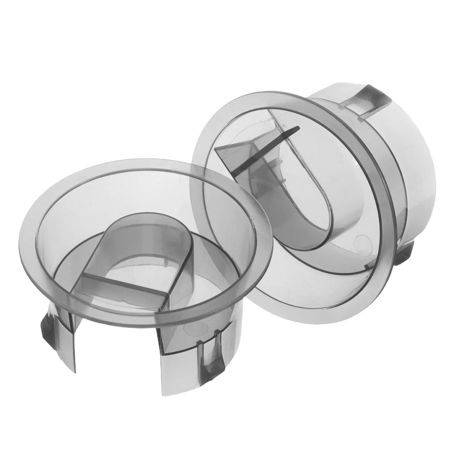 

2Pcs Cold Water Pitcher Lids Plastic Leakproof Transparent Covers Universal Fit for Juice Tea Containers Fresh Beverage Seal