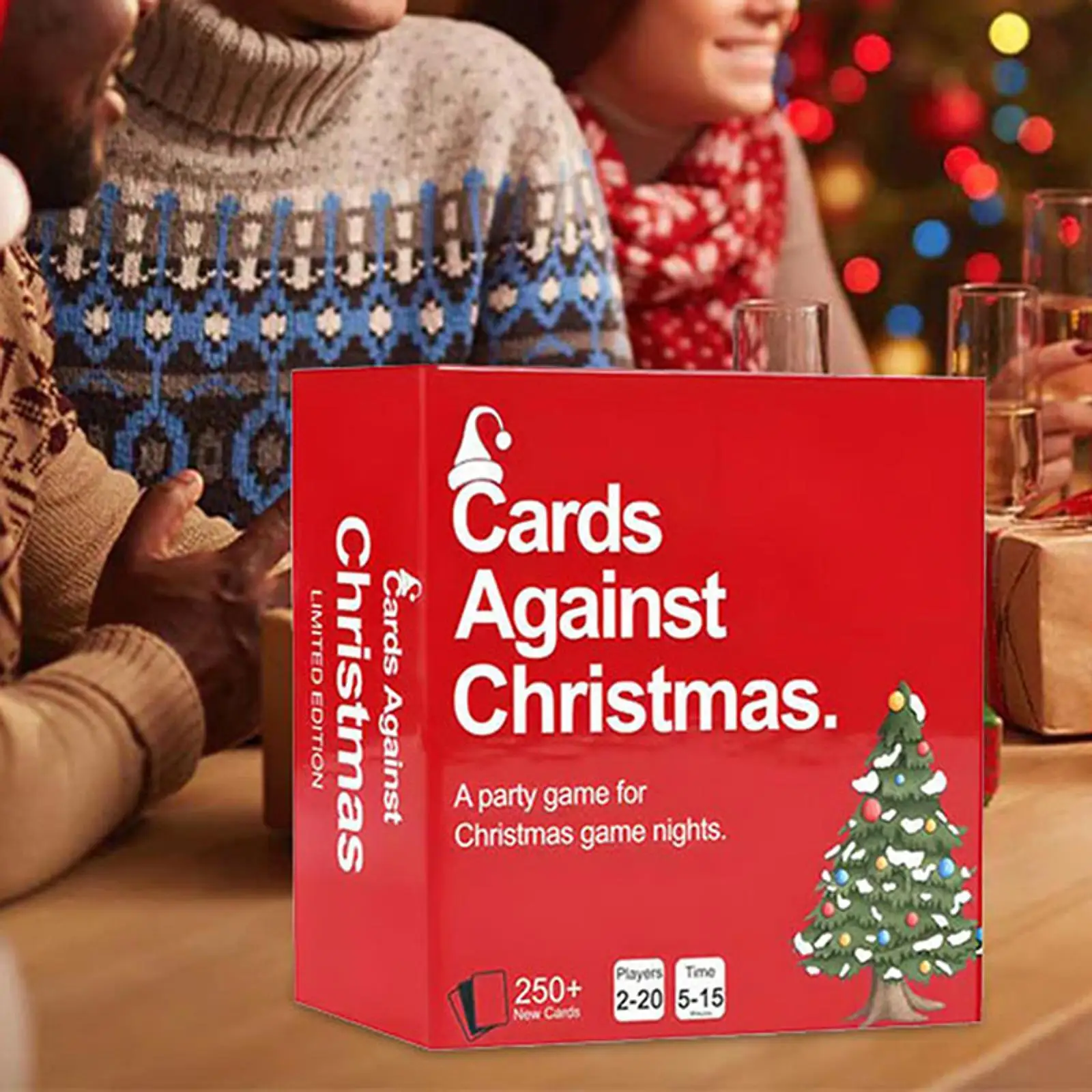 Christmas Card Game Entertaining Family Game Night Gift for Kids Teens Party