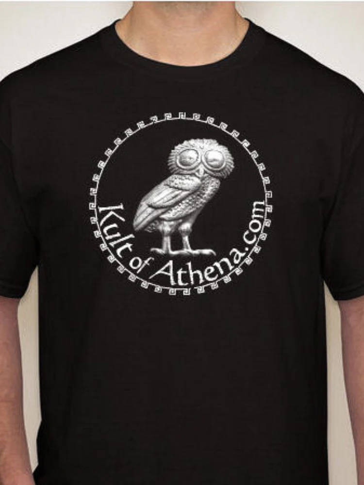 

Owl of Athena T-Shirt. Summer Cotton Short Sleeve O-Neck Mens T Shirt New S-3XL