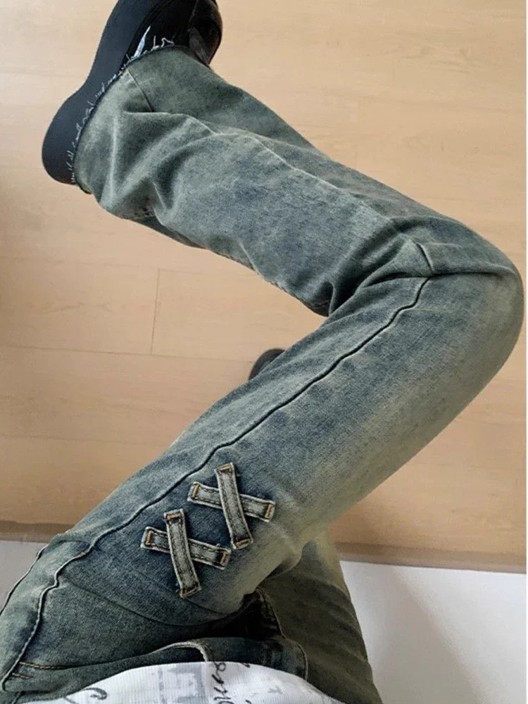 Retro Vrouwen Flare Jeans Hoge Taille Zomer Casual Vintage Zoete Denim Broek Streetwear Slim All Match Lady Jeans Broek