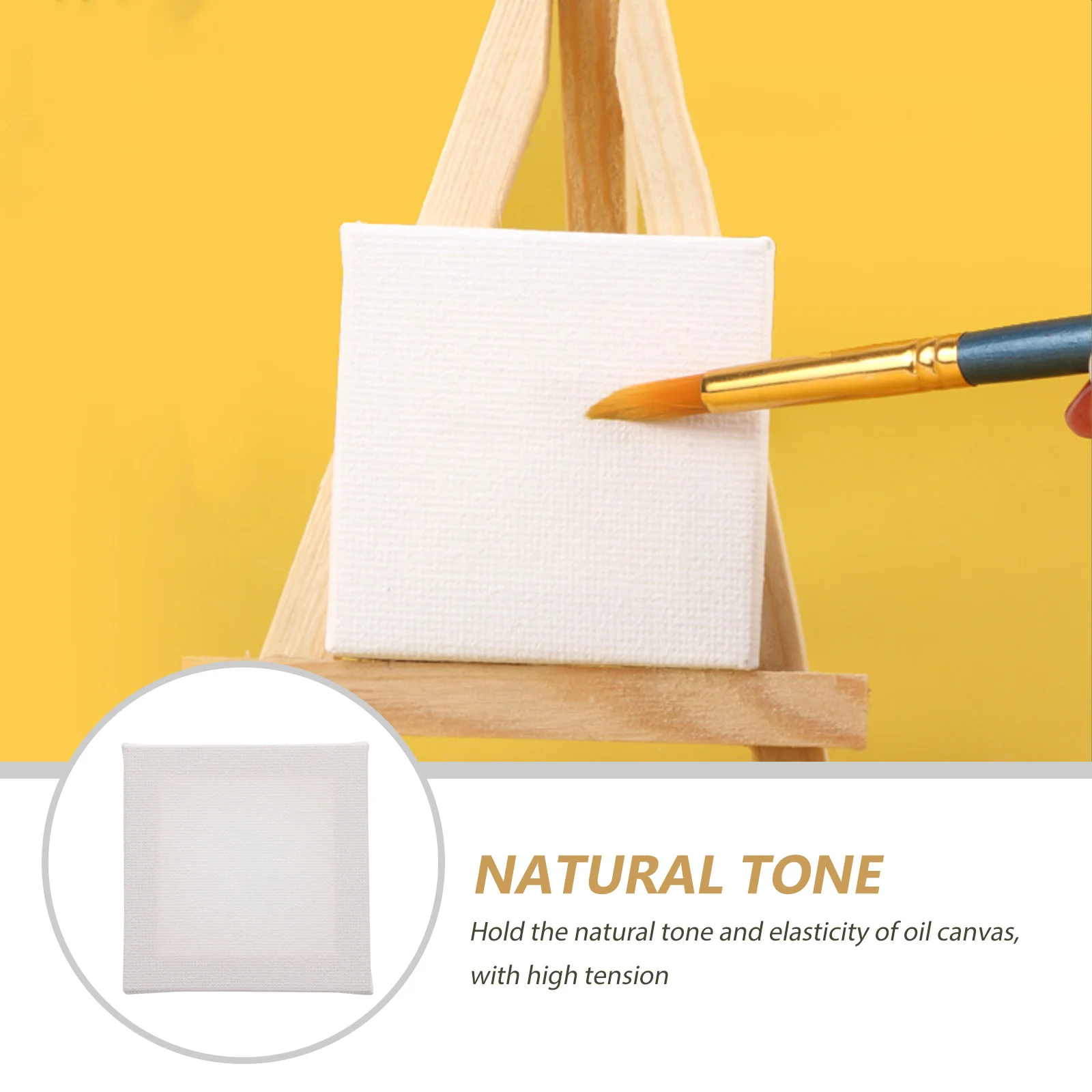 

12Pcs Artist Painting Frames Premium Wood Oil Painting Boards Multipurpose Canvas Boards for Craft Projects and Home Decoration