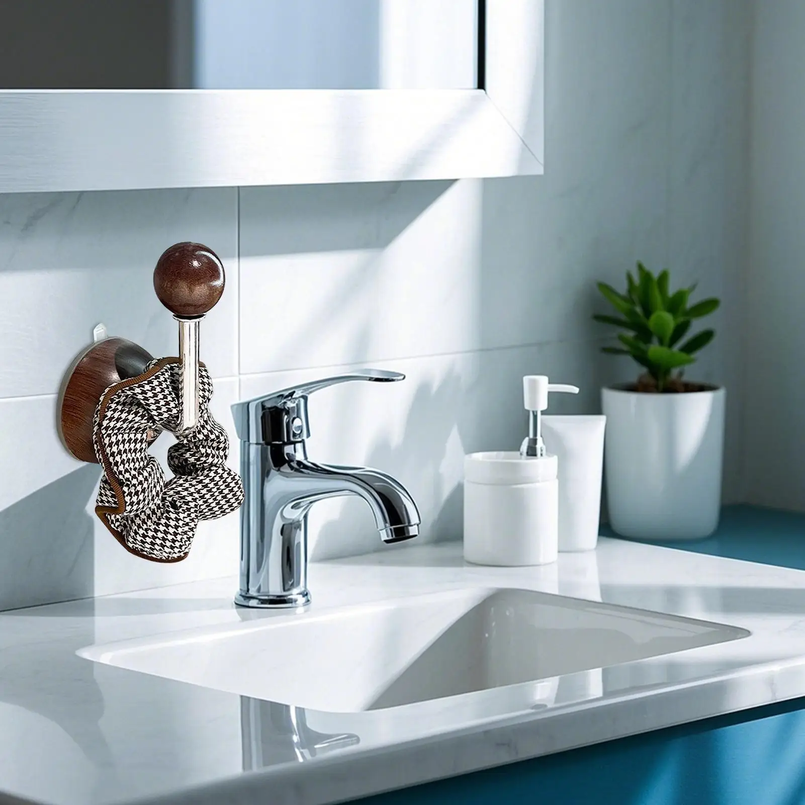 

Suction Hooks Shower Suction Cup Towel Hook Modern Decor Towel Hanger Removable Organization And Storage For Loofah Clothes Robe