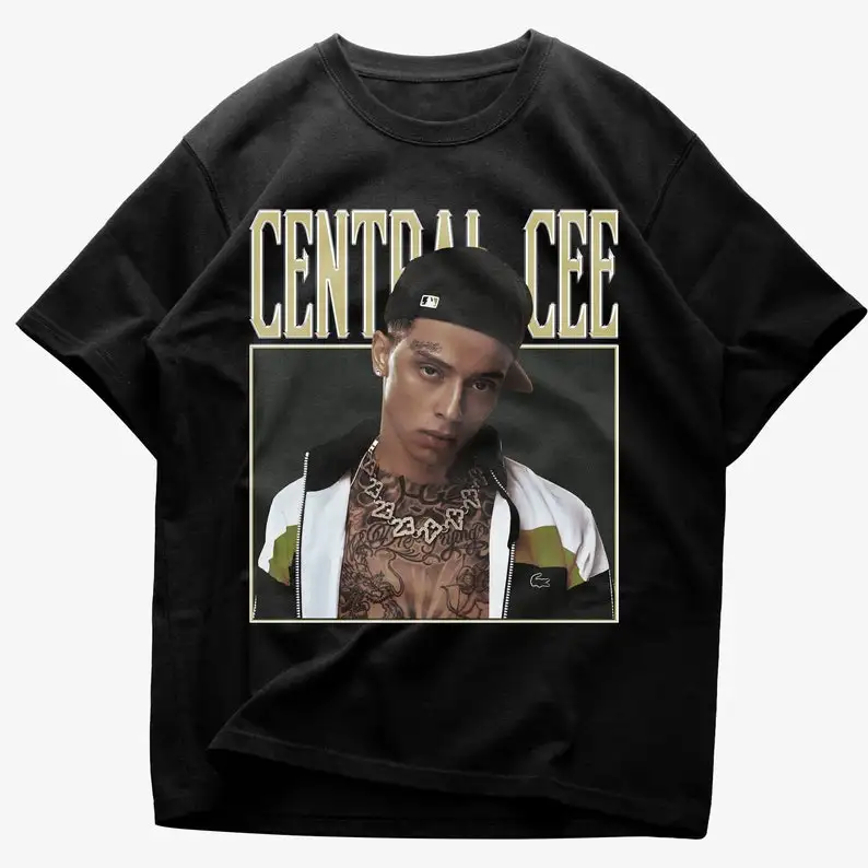 ROCK BAND. Central Cee Graphic T-Shirt, 90s Retro Vintage Shirt Funny Shirt, Fans Gift Merch