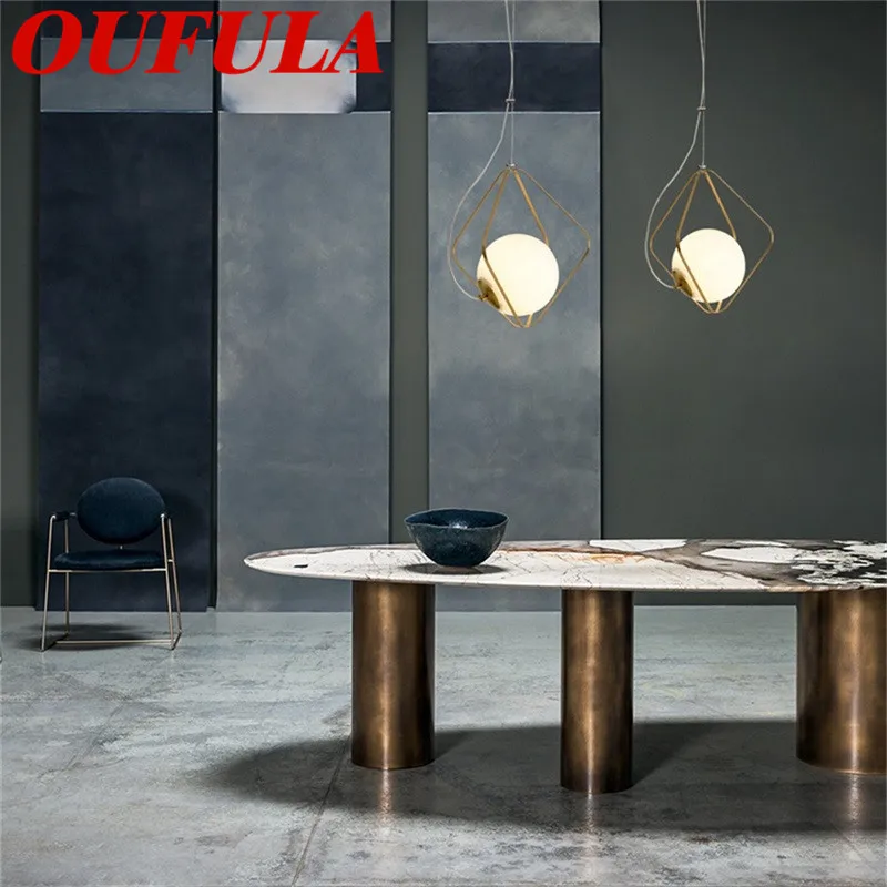 

SAMAN Modern Pendant Lights Copper Home Creative Fixture Decorative For Dining Room Restaurant