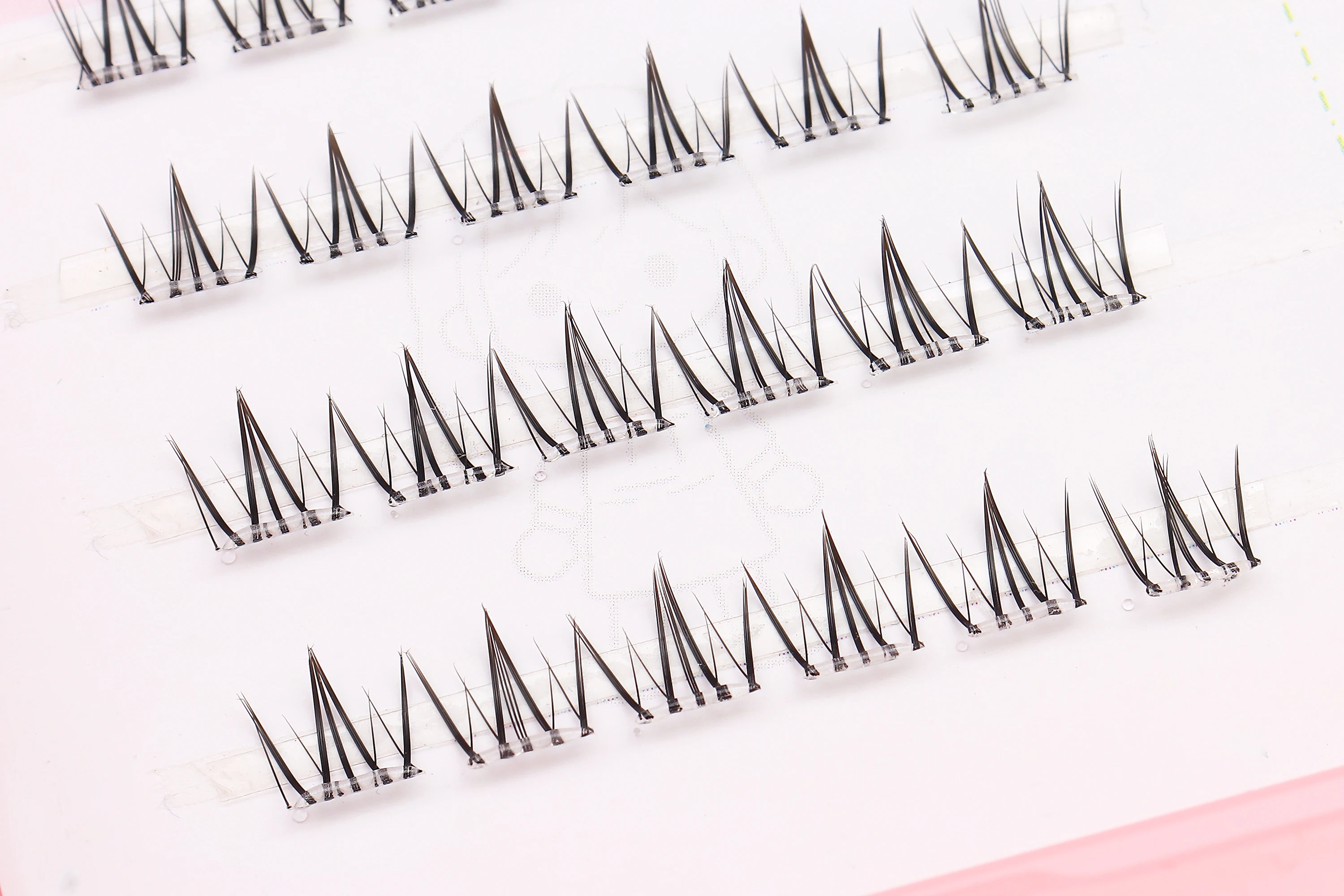 DINGSEN 1 Set Premium Kleberfreie Manga-Wimpern, Weiche, Flauschige Einzelwimpern für DIY Natürliche Wimpernverlängerung – Detail 9