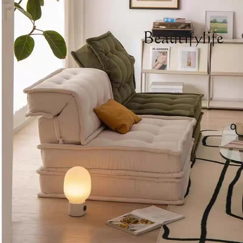 Suelo sala de estar sofás reclinables nórdico Modular 2025 seccionales Chaise sofás dormitorio perezoso Accent Divano Letto muebles hogar