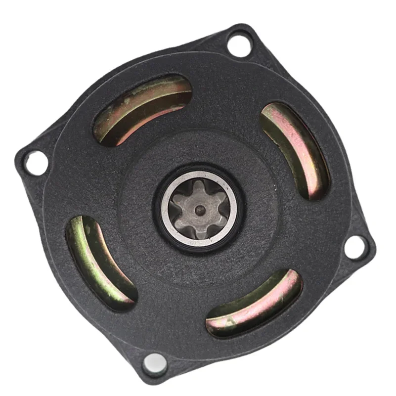 47cc 49cc Mini Pocket Bike Clutch Housing Drum Gear Box with 7 Tooth Sprocket for Mini Quad ATV Minimoto Scooter Buggy Go Kart
