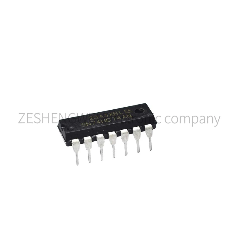 10PCS SN74HC74AN DIP 74HC74 DIP-14 74HC74AN In Stock