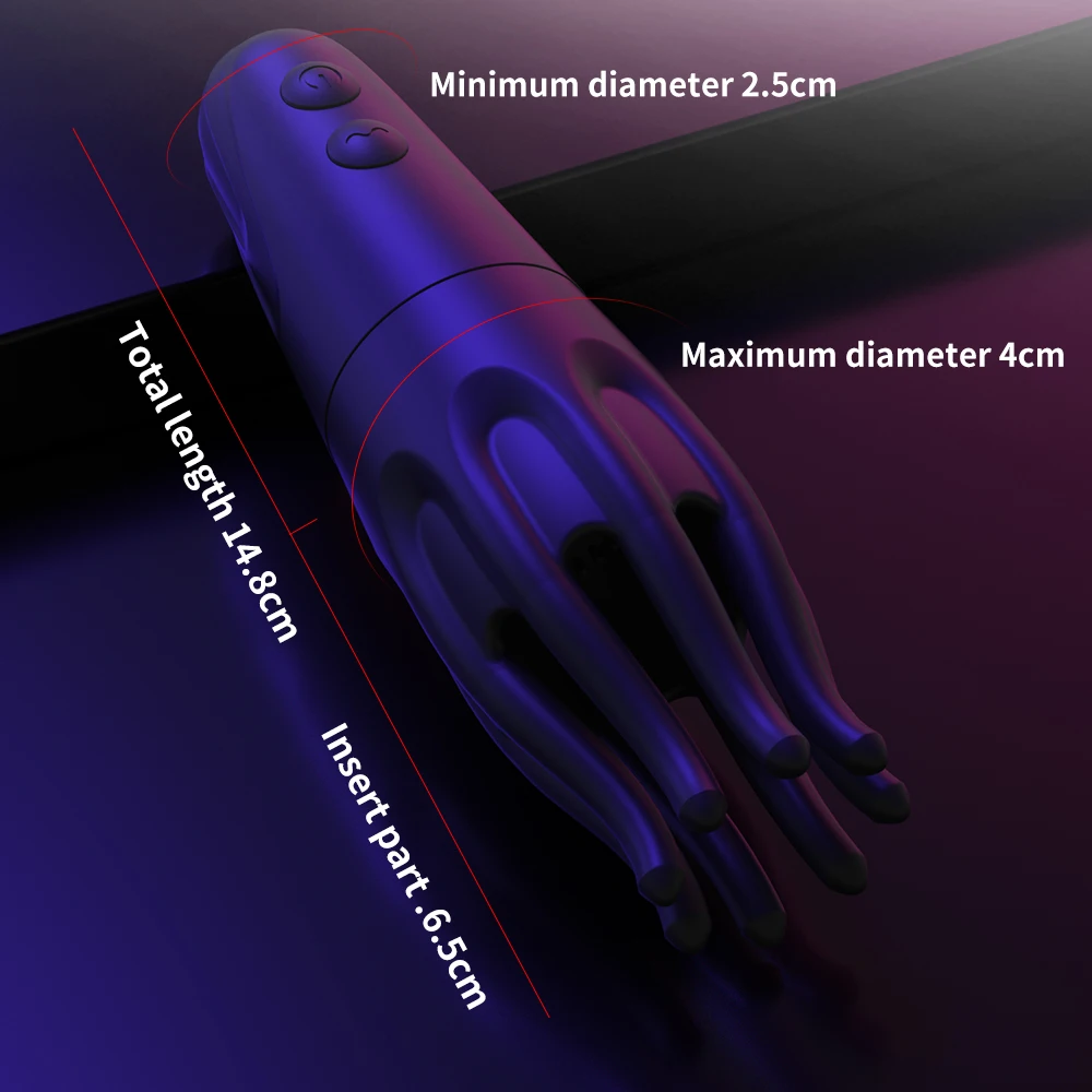 Glans Stimulator Penis Training Vibrator Male Masturbator Ejaculation Delay Exerciser Sex Toy for Male Pleasure Prolongation