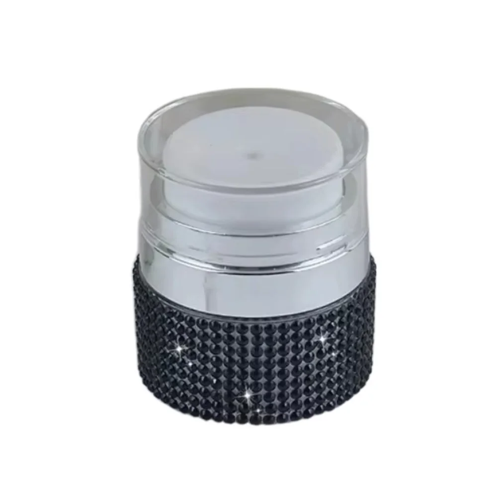 

15 мл косметическая бутылка для крема, роскошная пустая банка со стразами, банка для крема-лосьона, пресс-тип, вакуумный насос, дозатор крема для лица