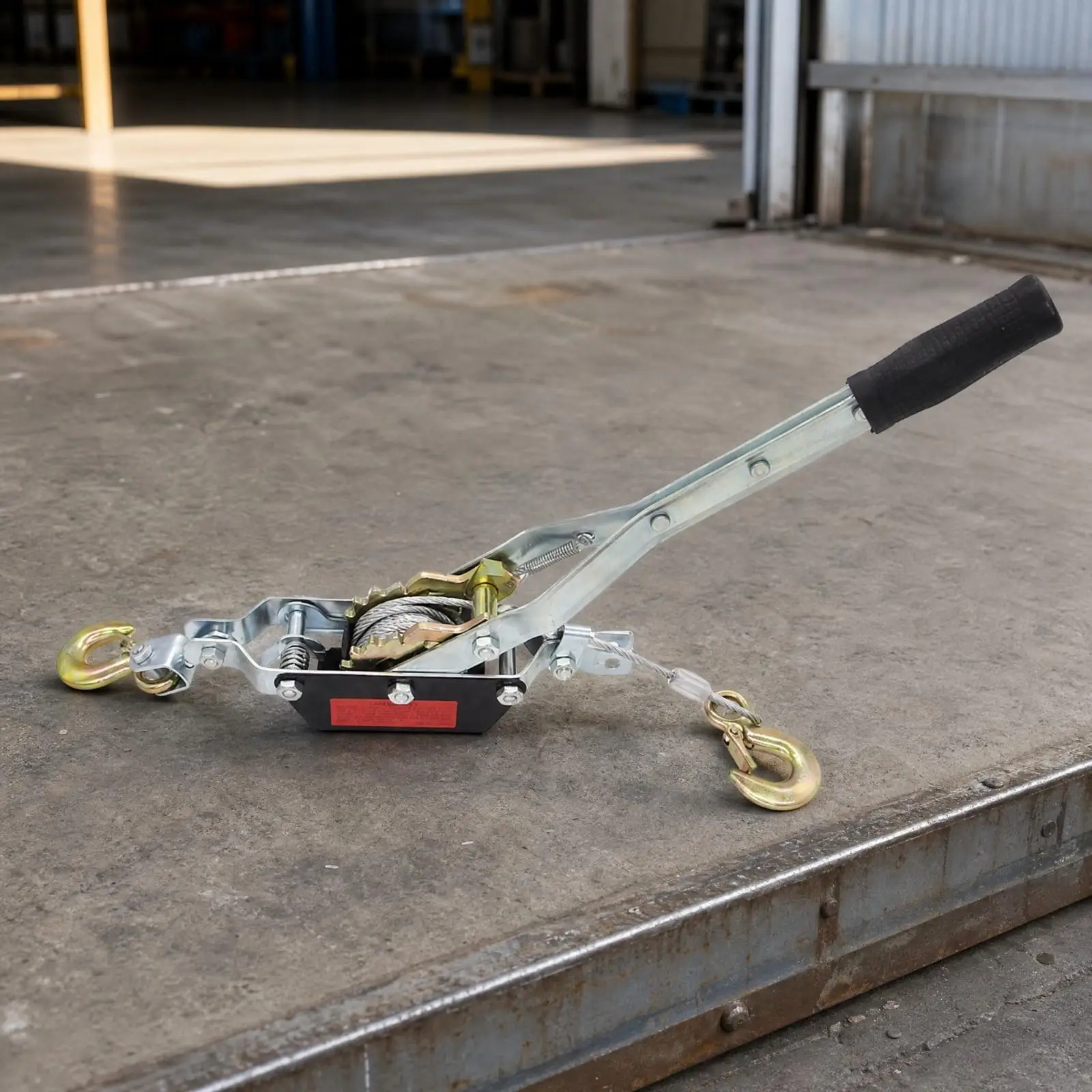 10 Pieces Manual Wire-Rope Tensioner Heavy-Duty Tensioner with Built-in Steel Wire Wire Puller Hand Puller with Two Hooks for