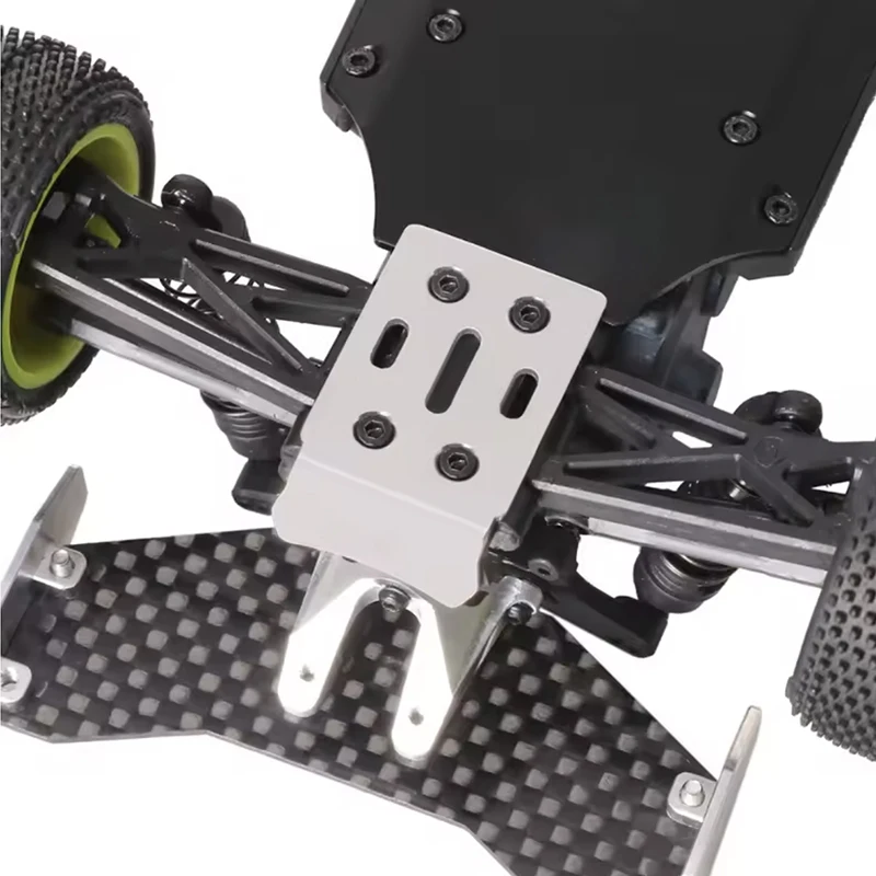 Losi 1/24 Micro-B 2WD Buggy RC Coche |   Marco de acero inoxidable y protectores inferiores delanteros/traseros |   Modelo todoterreno duradero