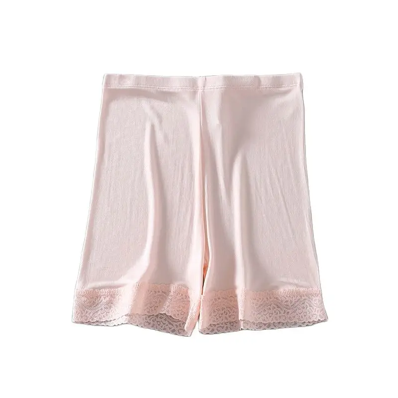 Birdtree 1PC 70%  Silk Slip Shorts Leggings Boyshorts Petti Pant Undershorts Panties Lingerie Underwear P37101QM