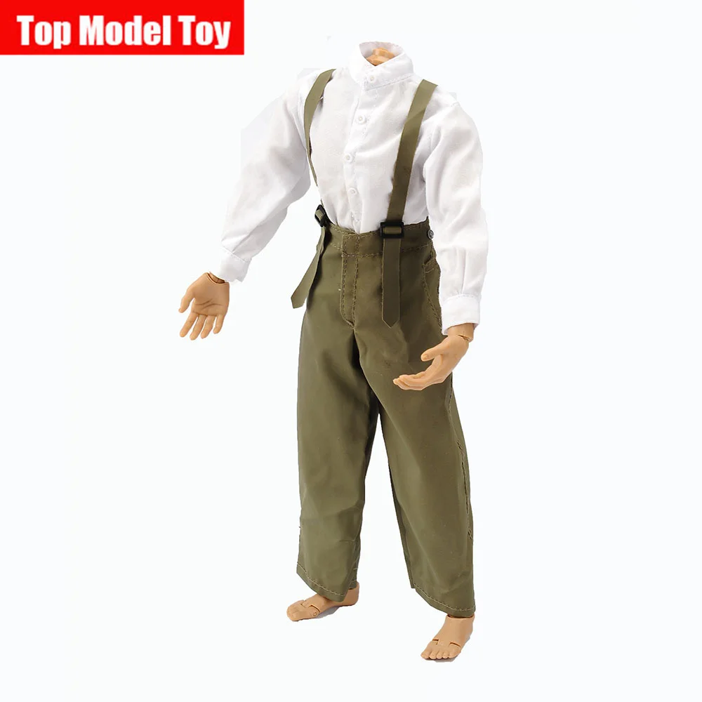 1/6 skala II wojna światowa niemiecki żołnierz ubrania torba spodnie kapelusz narzędzia akcesoria dla 12 "mężczyzna wojskowa figurka ciała
