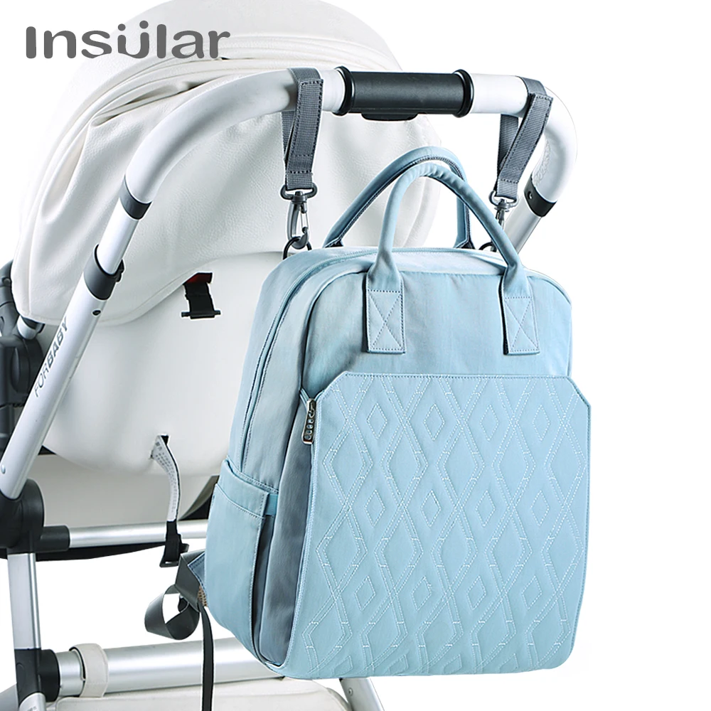 New Baby Diaper Bag Backpack Multifunctional Waterproof Maternity Nappy Bags Mommy Travel Backpack Stroller Bag Baby Nappy Cares