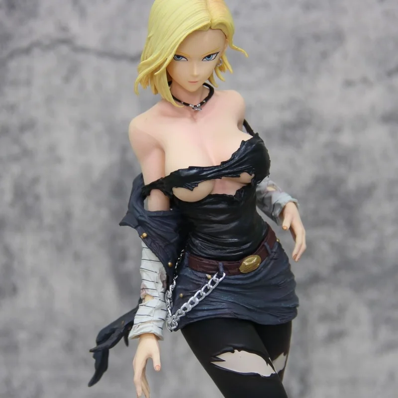 2024 New 30cm Anime Dragon Ball Z Figures Android 18 Figure Doll Action Pvc Collection Hero Belief X Hunter Fan Decor Toys Gifts