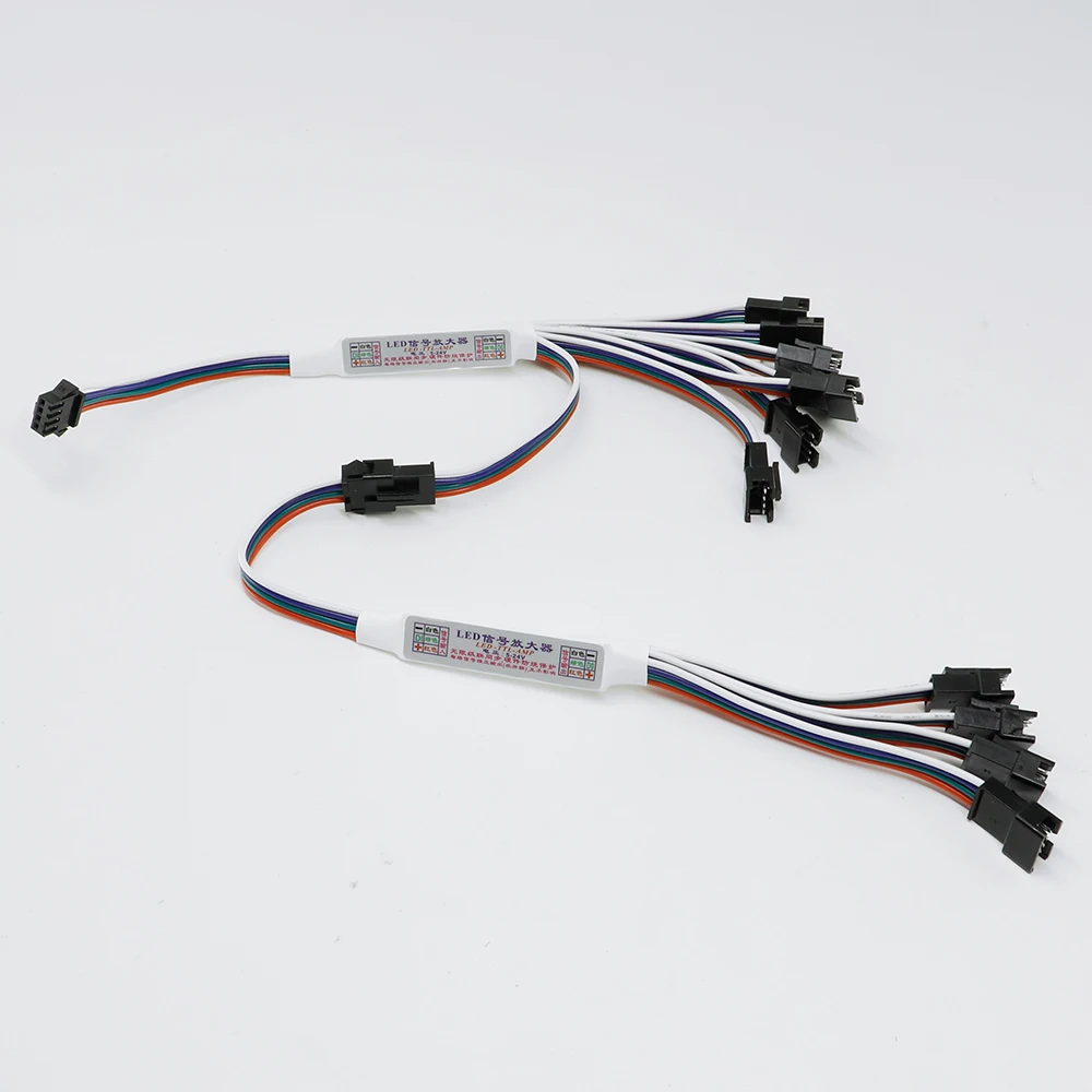 WS2815 WS2813 LED TTL مكبر صوت أحادي تحكم مكرر ل 4Pin RGB عنونة LED قطاع ضوء DC5-24V