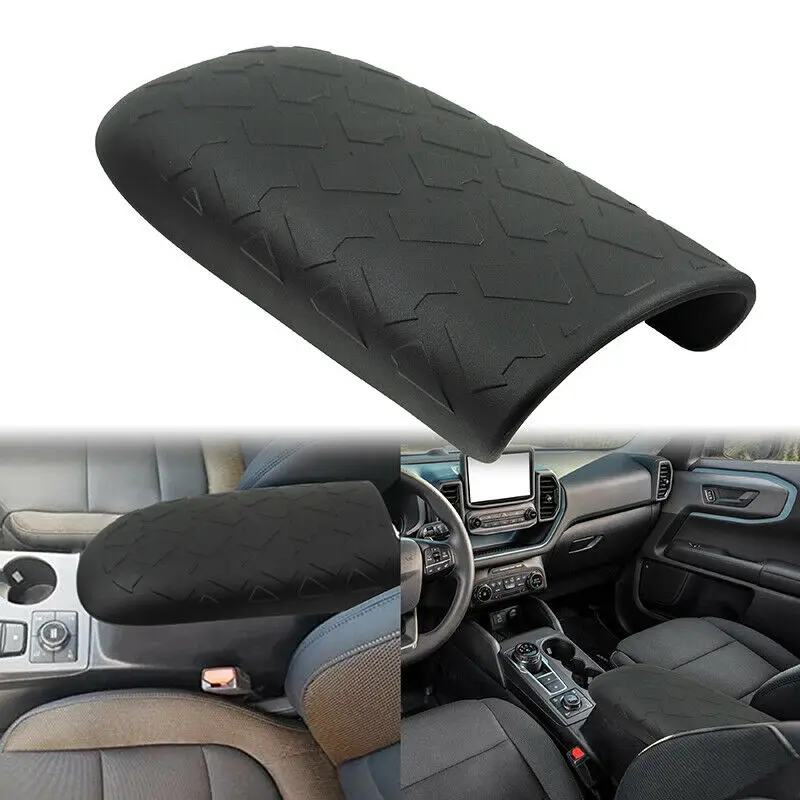 

Car Center Console Arm Rest Lid Auto Central Armrest Box Pad Cover for Ford Bronco Sports 2021-2022