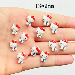 30 Pcs New Cute Mini Resin Animal Butterfly Junction Kitten Flatback Ornament Jewelry Making Manicure Hairwear Accessories