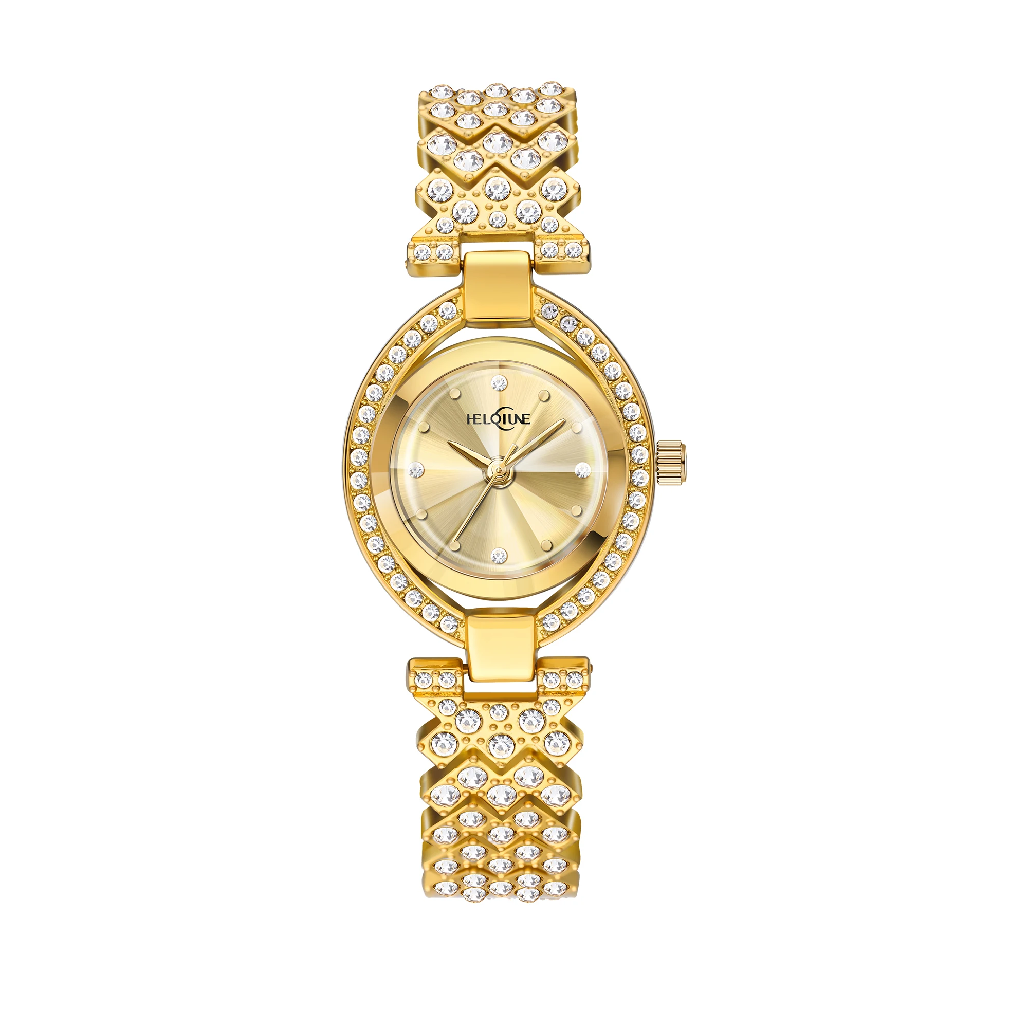 Fashionable ladies' waterproof quartz luxury gold-plated elegant bracelet watch – the perfect gift reloj mujer watch for Women