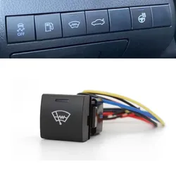 1PC Car Front Windshield Heating Button Switch with Wire For Toyota Camry Altis Hilux LC300 2018 Rav4 Prado 150