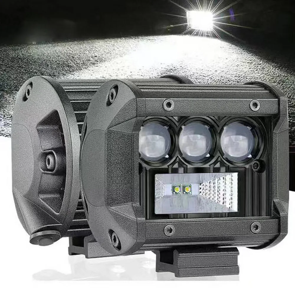 

Car spotlight 20W square LED work light 3-inch modified front bumper fog light truck edge light