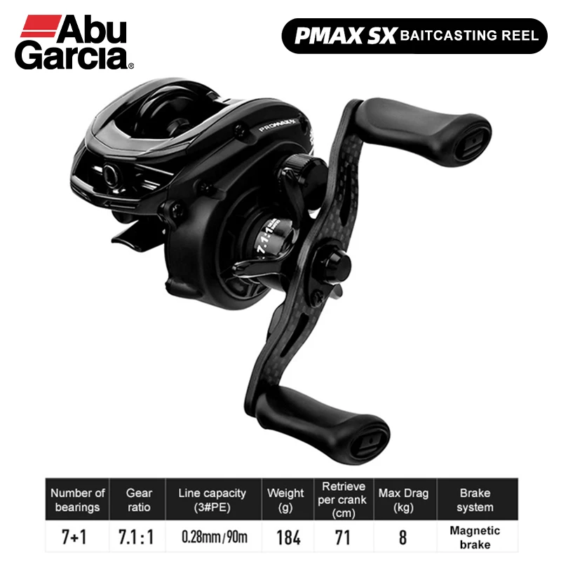 Abu Garcia PMAX SX carrete de cebo 7.1 freno magnético lubina y lucio - imagen 3