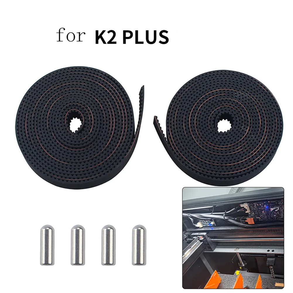 

Printer Accessory K2 PLUS Rubber Belt As The Picture Easy Install Rubber Belt Printer Part Compatible With K2 PLUS