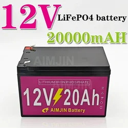 12V 20Ah LiFePO4 Battery Pack 12.8V 20Ah  Lithium Iron Phosphate Battery for Boat Motor，motor home，camp