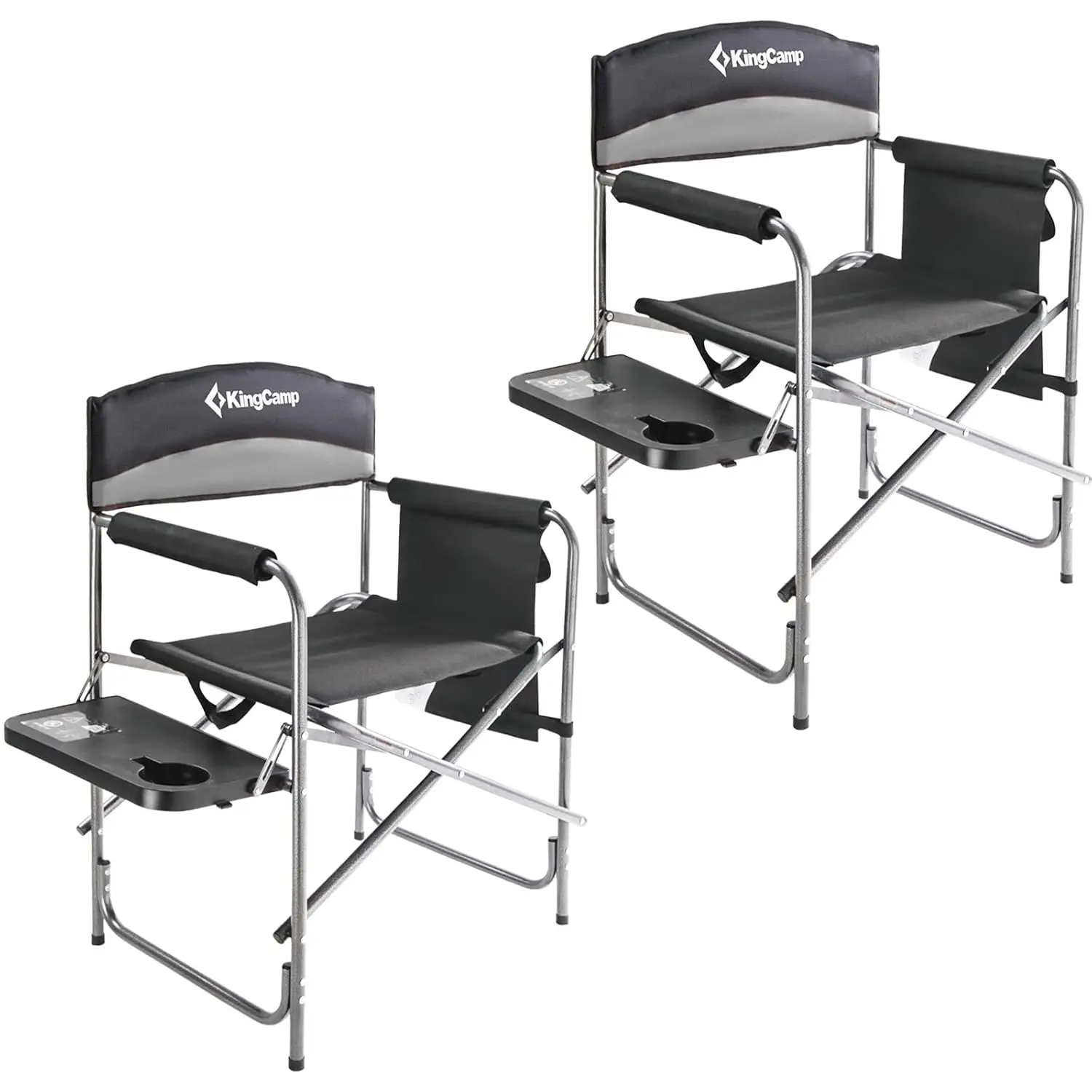 

Padded Folding Portable Camping Chair 2-Pack, Outdoor Travel Picnic Fishing, Customized