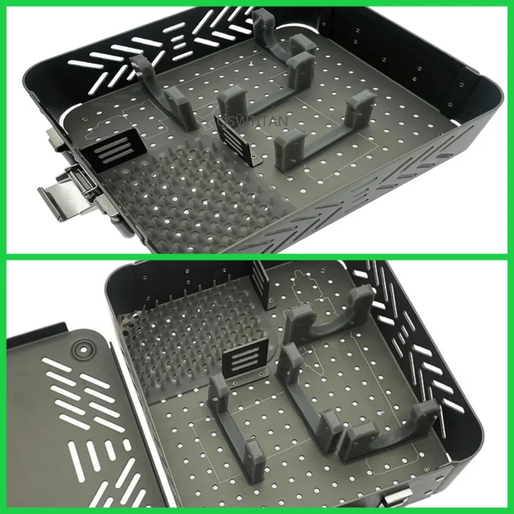 Sterilization Box Tray Used To Sterilize Small Electric Drill Saw Orthopedic  Surgical Instruments