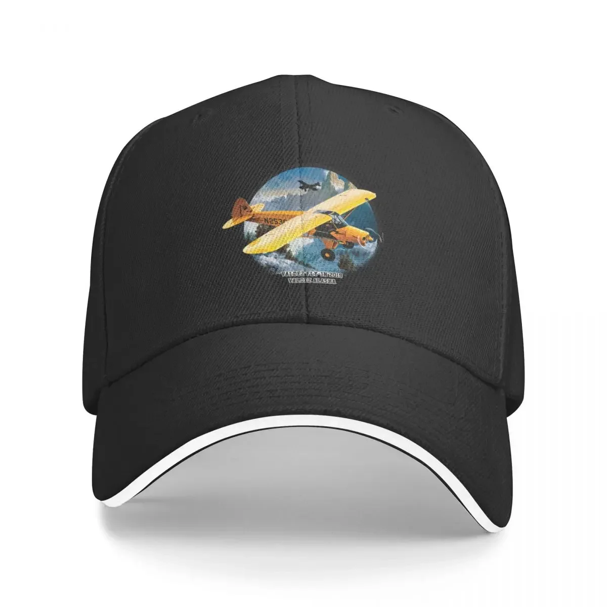 Valdez Alaska Plane Baseball Cap |-F-| Beach Outing Snapback Cap Baseball For Men Women's