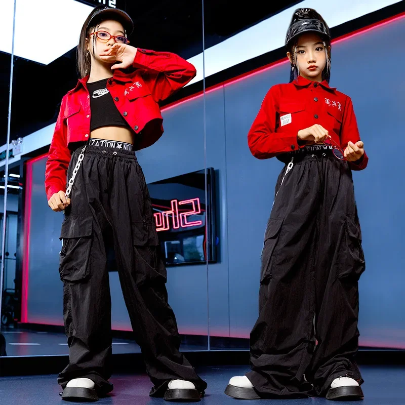 Costume de danse Jazz Hip Hop pour enfants, modèle de scène, beau Costume de fille, vêtements de défilé de mode