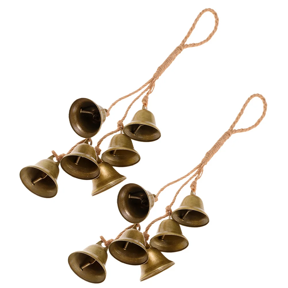 

2Pcs Witch Wind Bell Hanging Decor Door Wall Ornament Wind Chime Protection Hanging Charm Witch Bell Protection