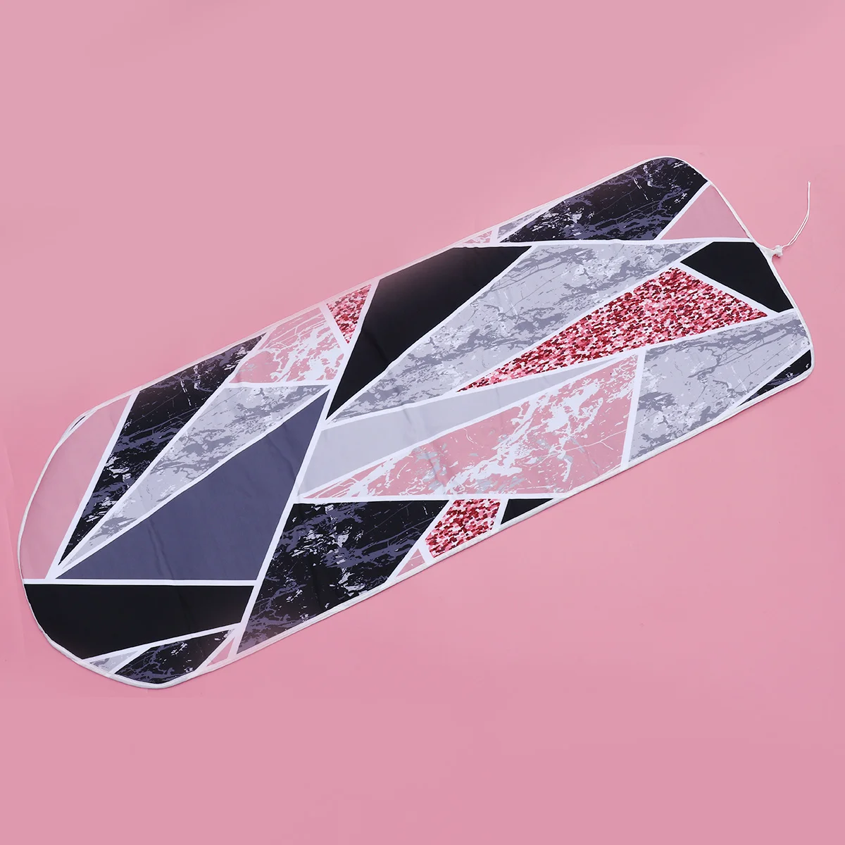 

Marble Pattern Ironing Board Cover Resistant Cotton Canvas Protection Sheet Drawstring Creaseless Fit Stain Resistant