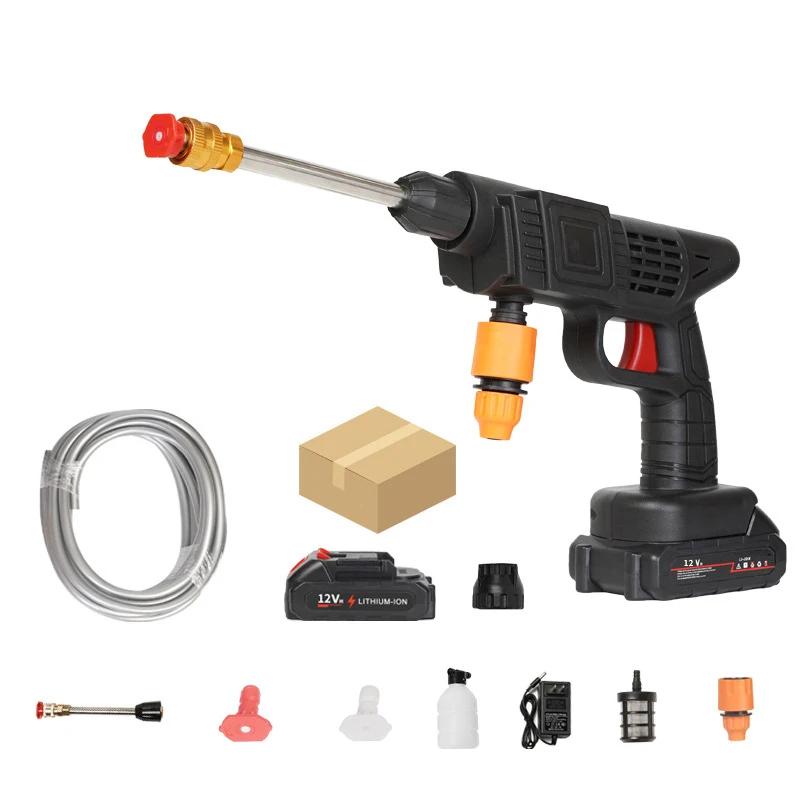 High voltage cordless electric cleaner, water gun, car wash, portable charging, 24V, 10000mAh battery, cleaning machine