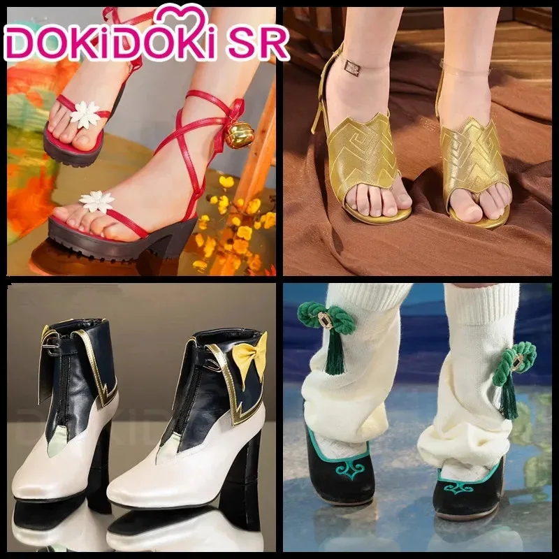 Tingyun/スパークル/Huohuo/ホタル靴コスプレゲーム Honkai: スターレールコスプレ DokiDoki-SR Ting Yun コスプレ靴花火スパークル