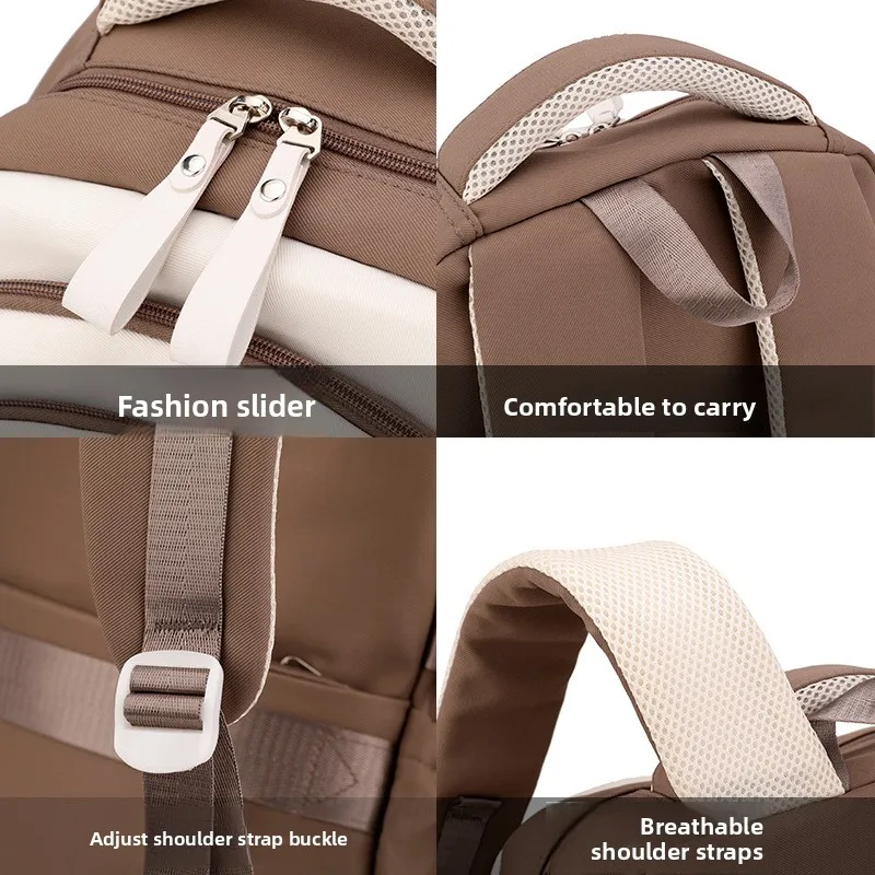 ZIRANU School Backpack for Teen Girls Laptop Bookbag Aesthetic book Bag for Elementary Middle School Student Travel Daypack