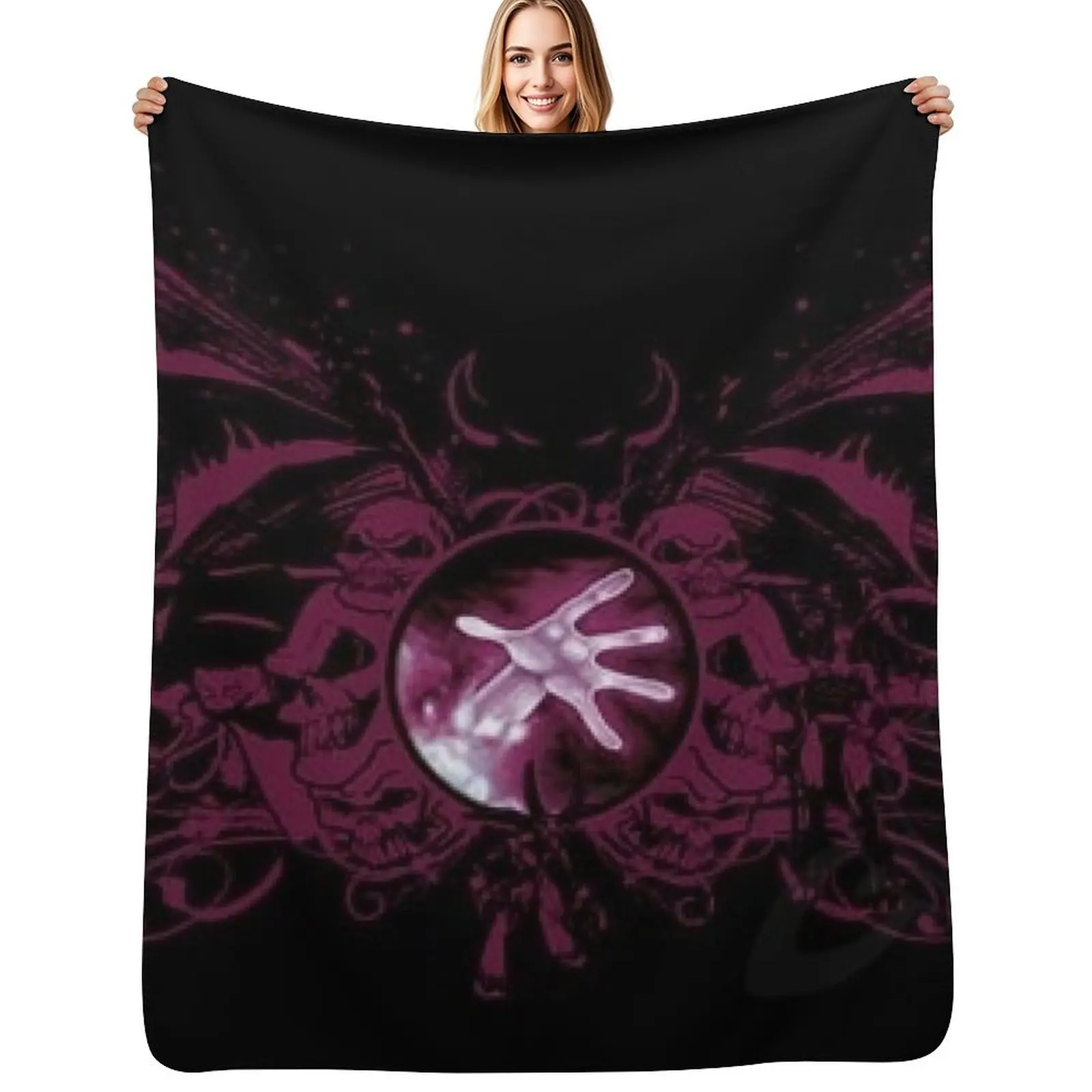 

Logo Warlock Throw Blanket Heavy Thin Winter beds Soft Beds Blankets